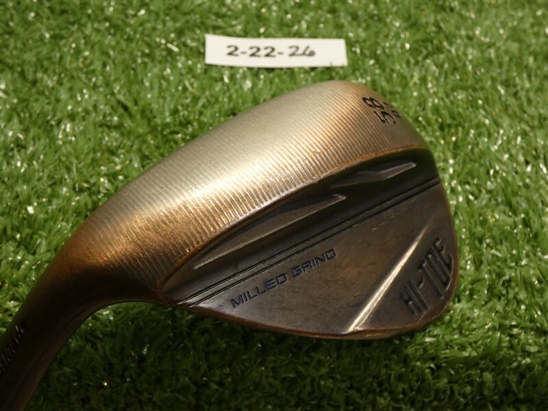 TaylorMade Milled Grind Hi-Toe 3 Left Hand 58* 07* Lob Wedge KBS 115 Steel