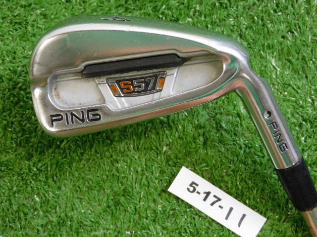 Ping S57 4 Iron KBS Tour Stiff Pured Steel Black Dot +1″