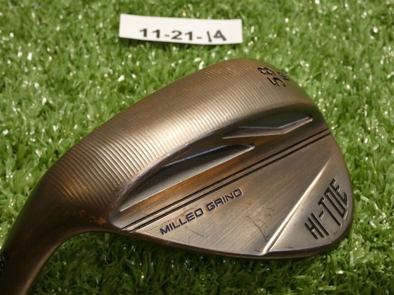 TaylorMade Milled Grind Hi-Toe 3 RAW Left Hand 58* 10* Lob Wedge KBS Steel