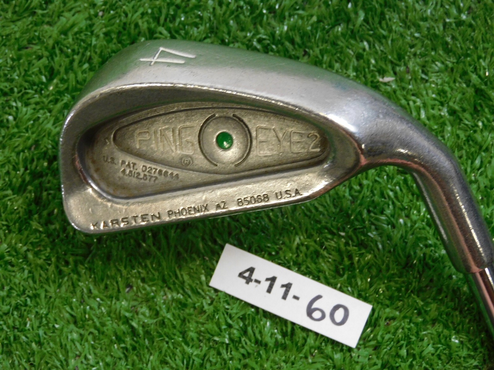 Ping Eye 2 4 Iron ZZ Lite Stiff Steel Green Dot 2* Upright +.75″