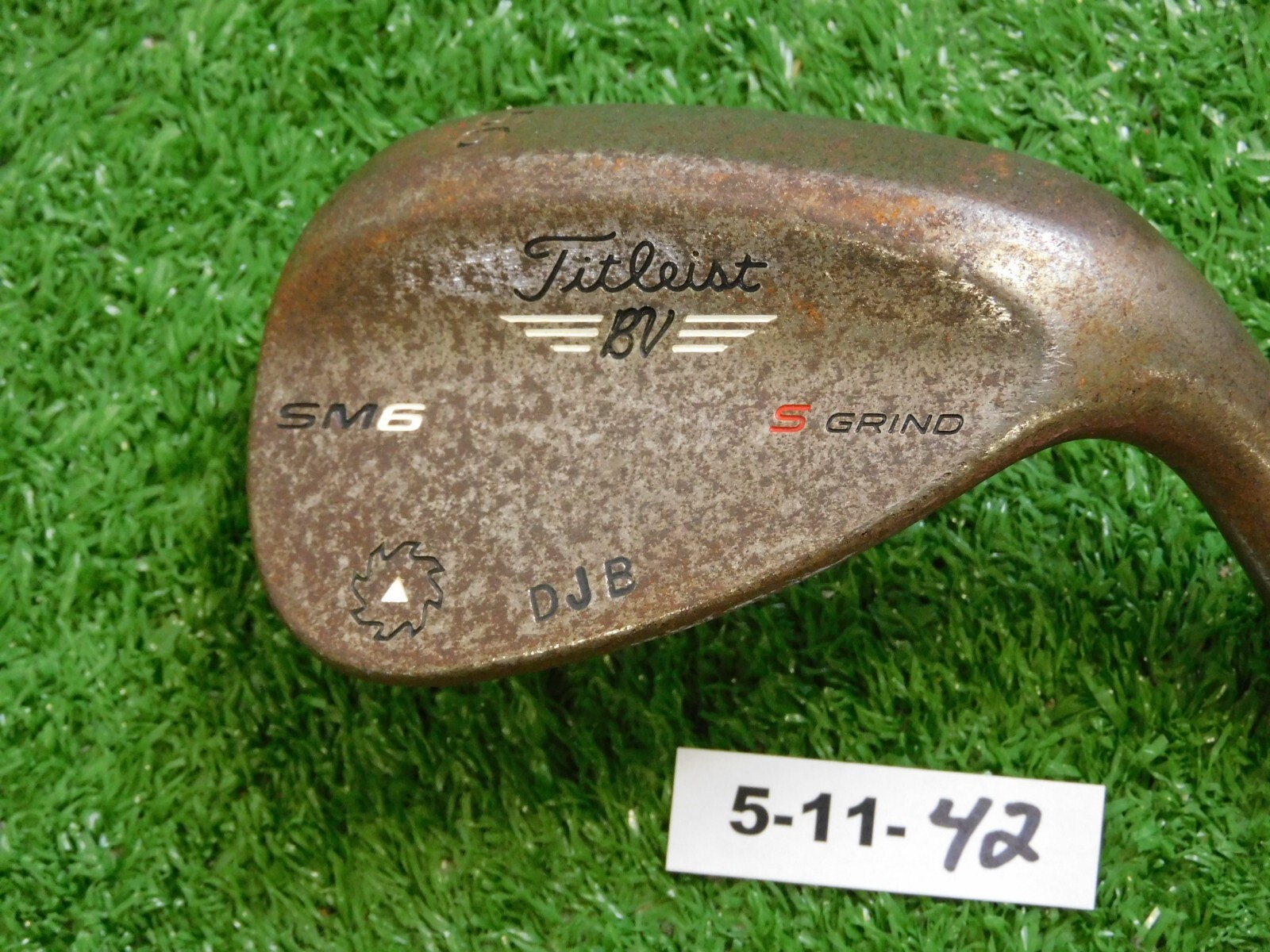 Titleist Vokey WedgeWorks SM6 Raw 56* 10* Sand Wedge S Grind Dynamic Gold Steel