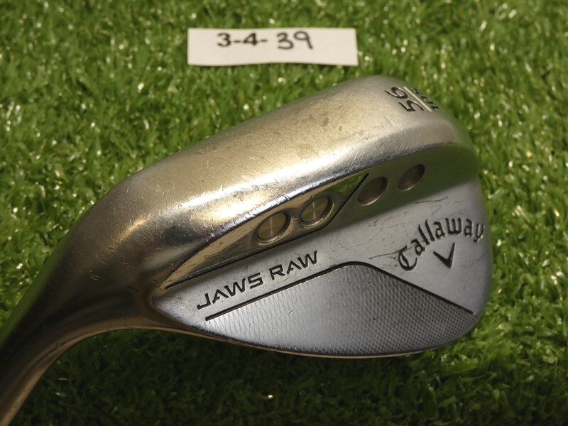 Callaway Jaws Raw Left Hand 56* 10* Sand Wedge S Grind DG Tour Spinner Steel