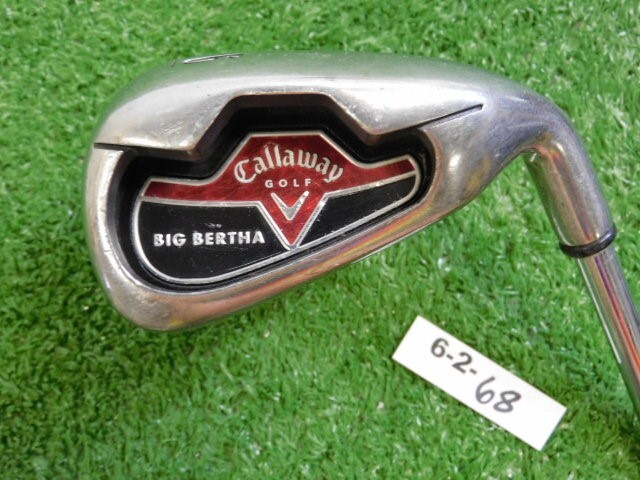 Callaway Big Bertha 6 Iron Precision Micro-Taper Uniflex Steel 2* Upright -.5″
