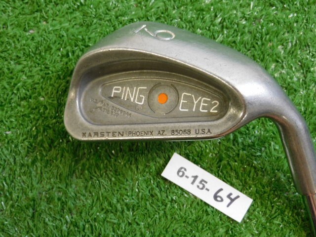 Ping Eye 2 9 Iron ZZ Lite Stiff Steel Orange Dot 2* Flat
