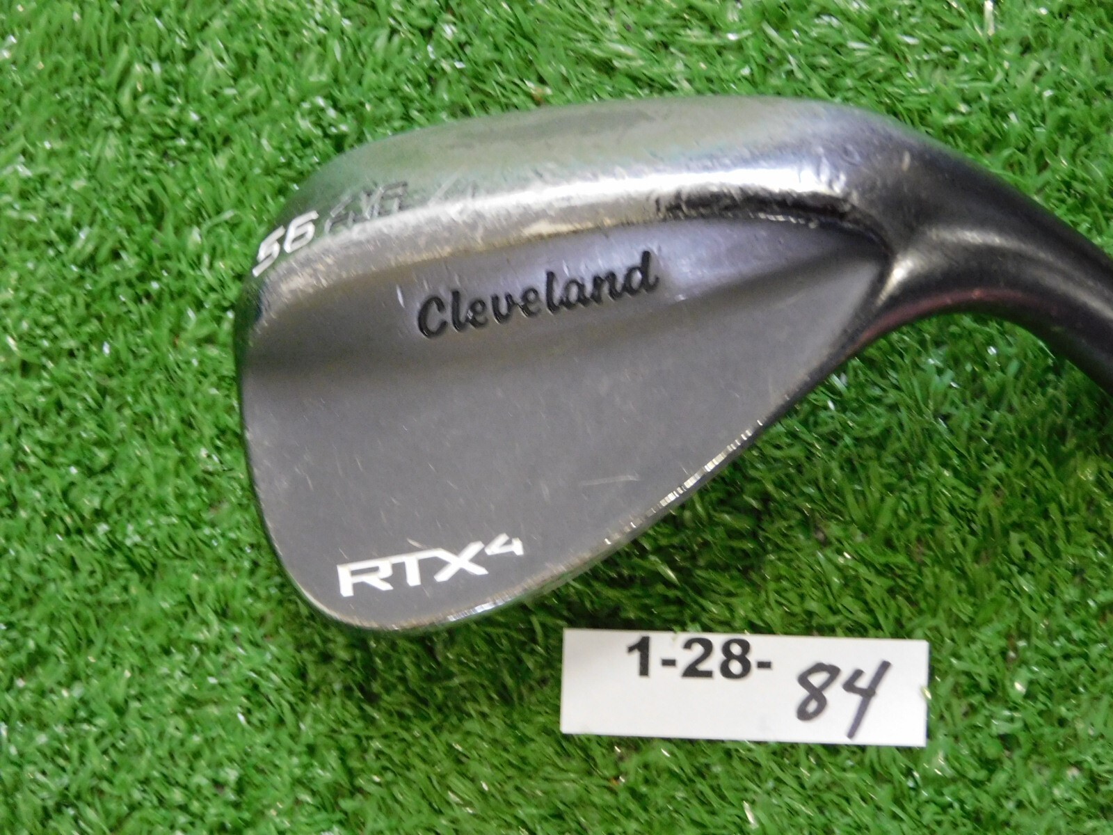 Cleveland RTX-4 Black Satin 56* 10* Sand Wedge Full DG Tour S400 Stiff Steel