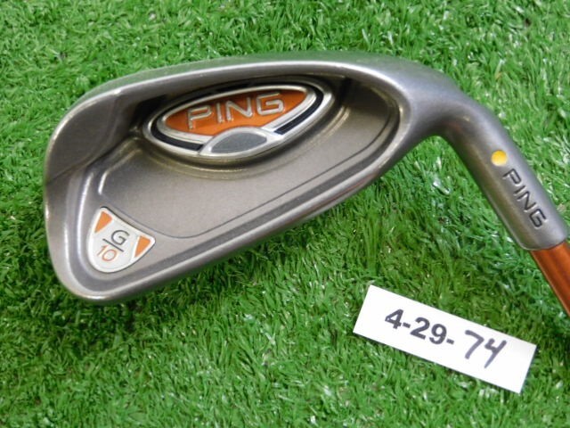 PING G10 7 Iron TFC 129 Soft Regular Senior Graphite Yellow Dot 1.5* Upright