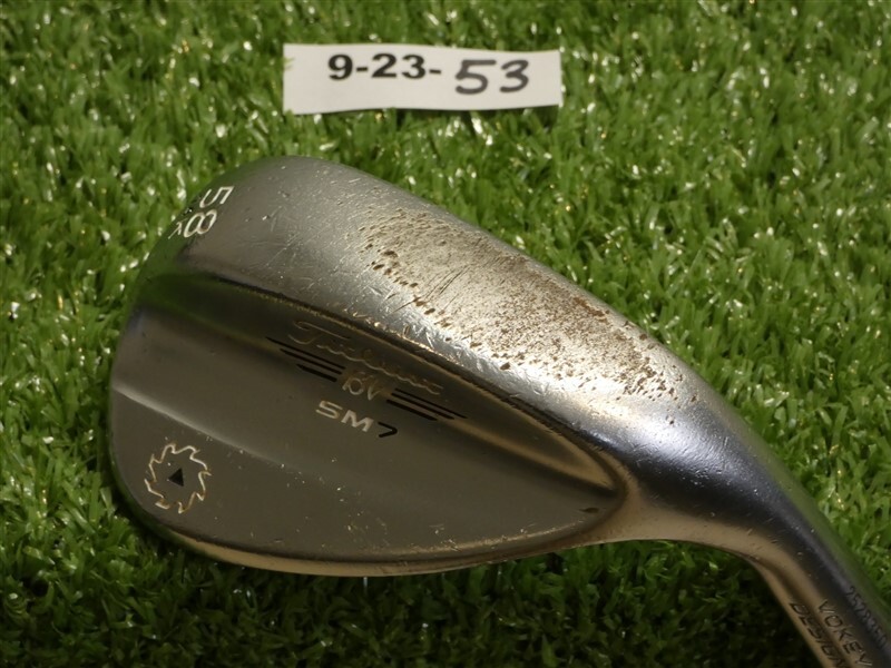 Titleist Vokey SM7 Tour Chrome 58* 14* Lob Wedge K Grind Dynamic Gold Steel Mid