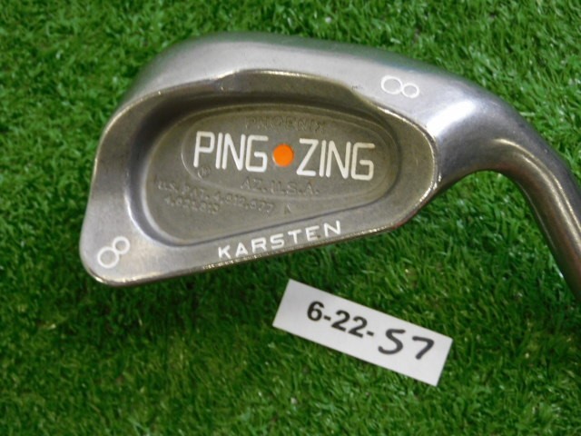 PING Zing 8 Iron KT-M Stiff Steel Orange Dot 2* Flat
