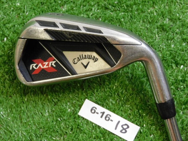 Callaway RAZR X 6 Iron Uniflex Steel 2* Upright +.5″