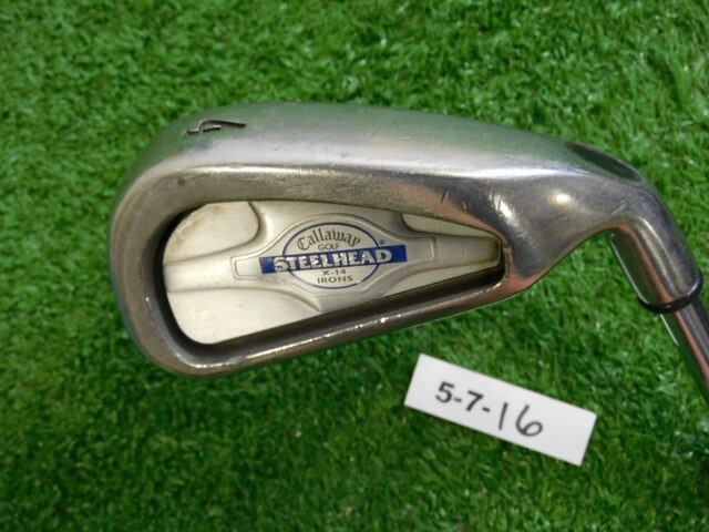 Callaway Steelhead X-14 4 Iron Dynamic Gold S300 Stiff Steel 1* Upright