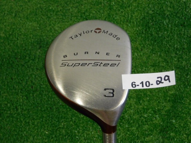 TaylorMade Burner SuperSteel 3 Wood Bubble 90 Stiff Graphite
