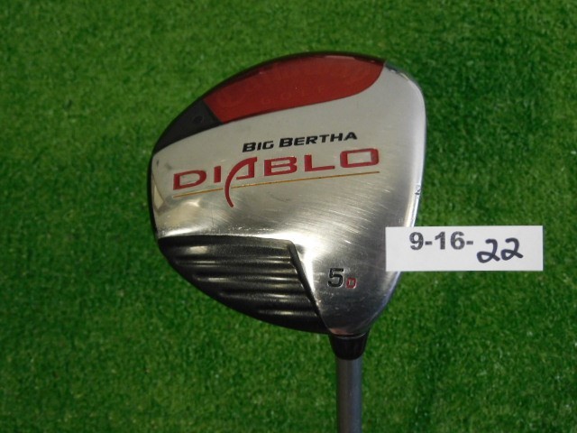 Callaway Big Bertha Diablo Draw 18* Womens 5 Wood Aldila 50 Ladies Graphite
