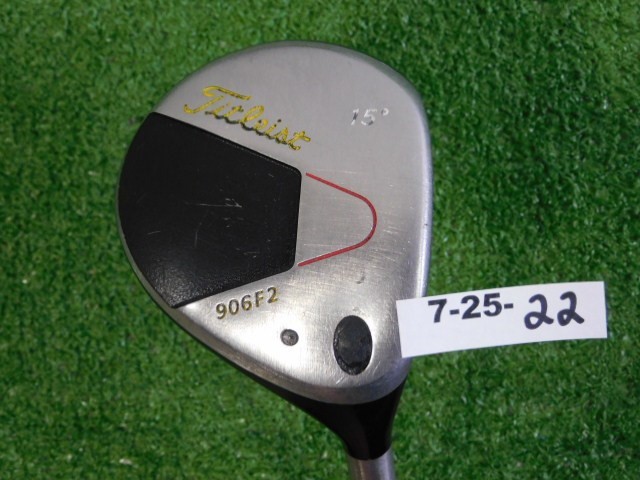 Titleist 906F2 15* 3 Wood Aldila Rogue Silver 70 Stiff Graphite 42.5″
