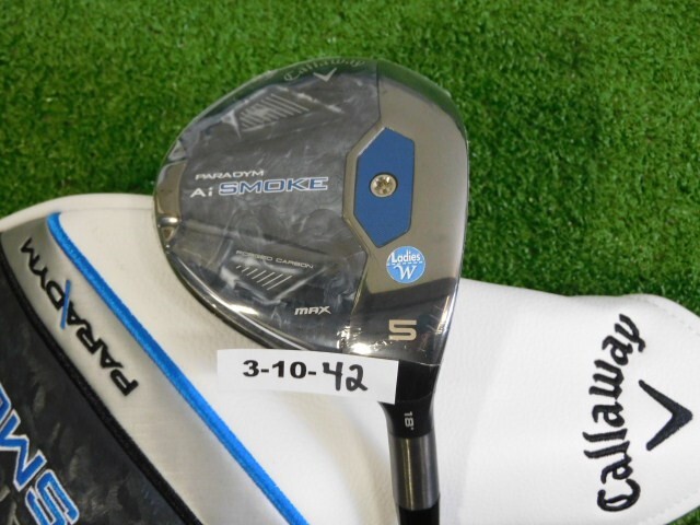 Callaway Paradym Ai Smoke Max 18* Womens 5 Wood Cypher 4.0 Ladies with HC New