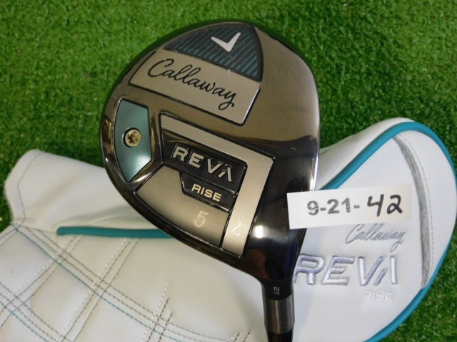 Callaway 2025 REVA Rise 21* Womens 5 Wood LIN-Q LTE 4F1 Ladies with HC Excellent