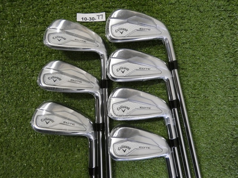 Callaway Elyte Irons 5-P & A TT Vector 90g Stiff Steel New