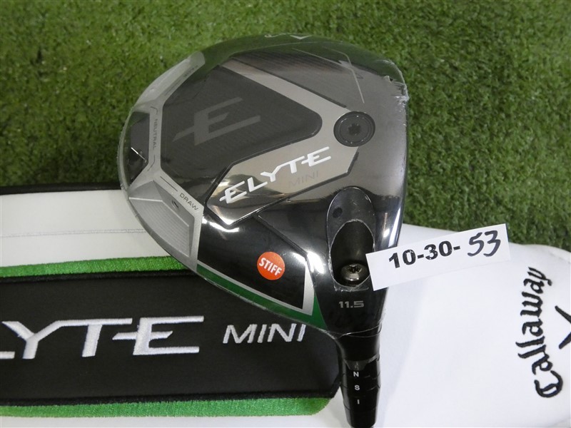Callaway 2025 Elyte Mini 11.5* Driver Denali Charcoal 60g 6.0 Stiff with HC New