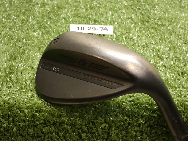 Titleist Vokey SM10 Jet Black 60* 08* Lob Wedge M Grind Dynamic Gold Steel