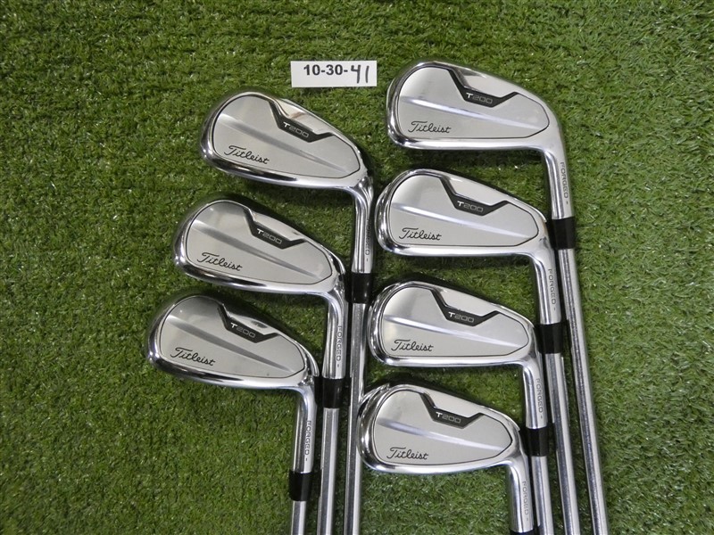 Titleist 2021 T200 Forged Irons 5-P & 48* W Project X IO 105g 5.5 Regular Steel