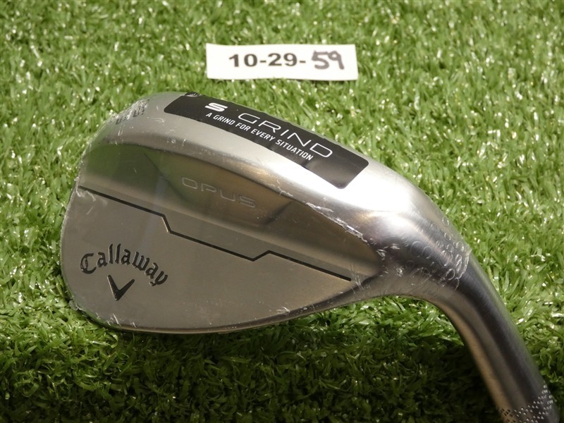 Callaway Opus Brushed Chrome 56* 12* Sand Wedge S Grind DG Mid 115 Steel New