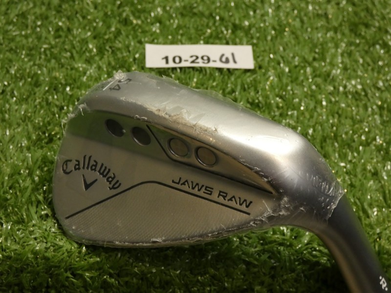 Callaway Jaws Raw Chrome 54* 10* Sand Wedge S Grind DG Tour Spinner Steel New