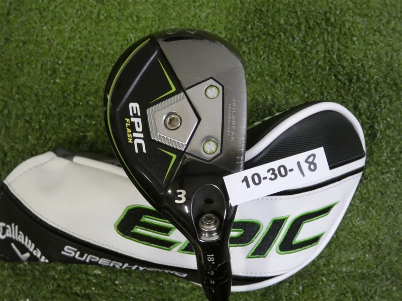 Callaway Epic Flash 18* 3 Hybrid Tensei AV 65 Regular Graphite with Super HC 40″