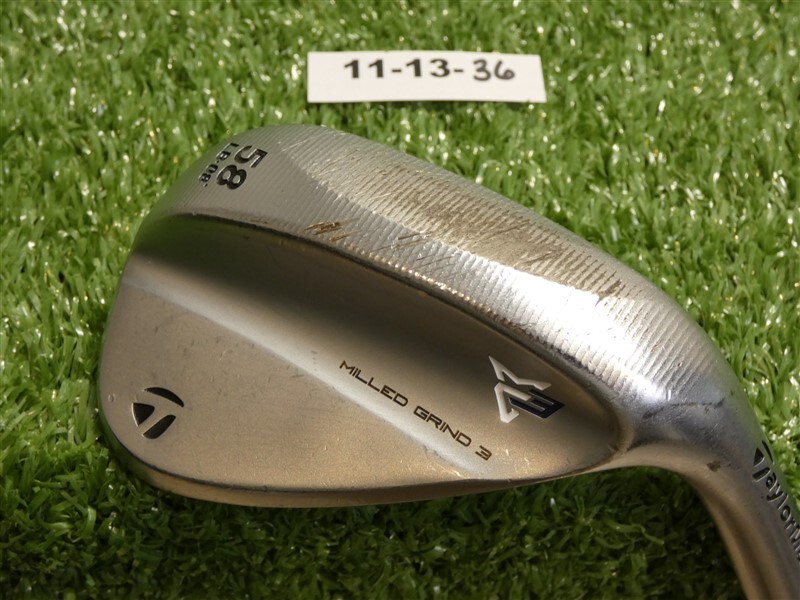 TaylorMade Milled Grind 3 MG3 Chrome 58* 08* Lob Wedge LB DG Tour Steel