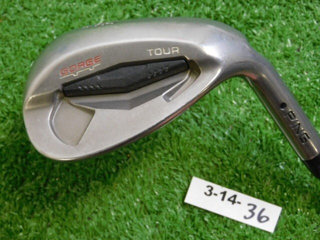 Ping Tour Gorge 58* Lob Wedge TS Thin Sole CFS Stiff Steel Black Dot