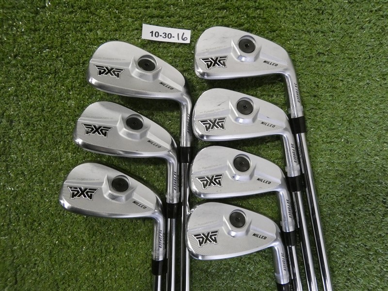 PXG 0317T Milled Forged Irons 5-W, G Project X LZ 120 6.0 Stiff Steel Excellent