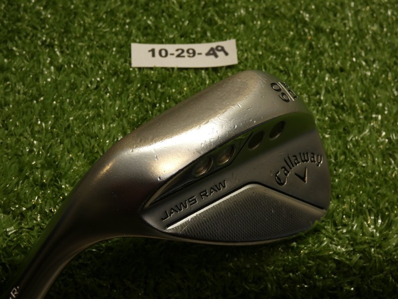 Callaway Jaws Raw Left Hand 60* 12* Lob Wedge X Grind DG Tour Spinner Steel