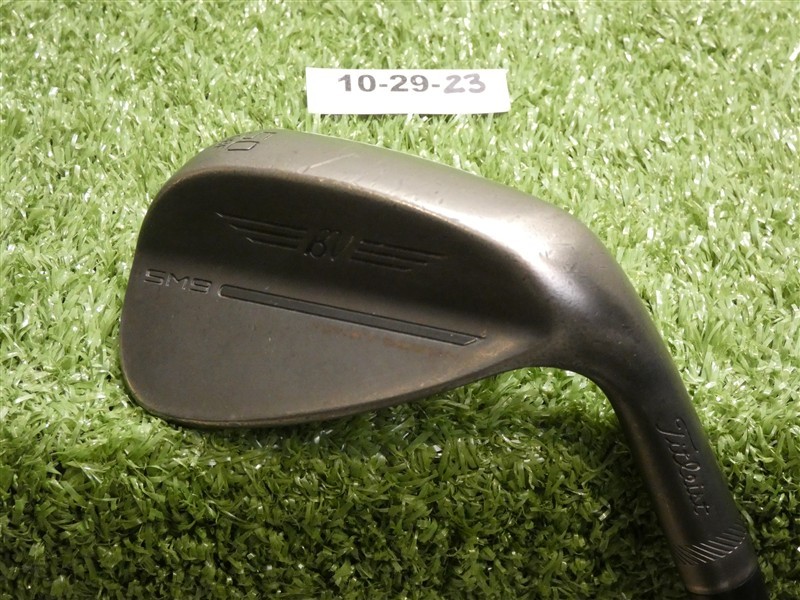 Titleist Vokey SM9 Jet Black 50* 08* Gap Wedge F Grind Dynamic Gold Steel