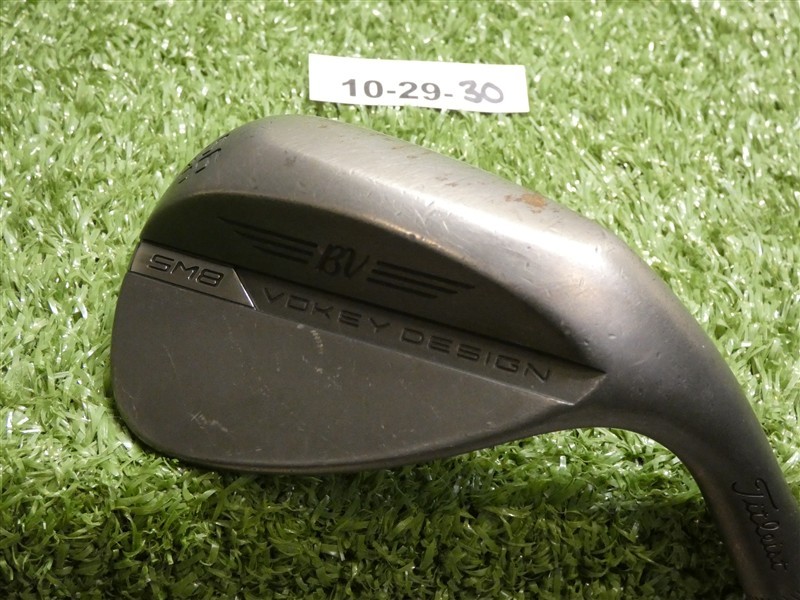 Titleist Vokey SM8 Jet Black 56* 12* Sand Wedge D Grind Dynamic Gold Steel