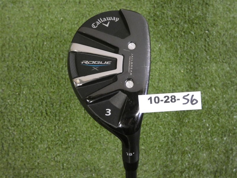 Callaway Rogue X 18* 3 Hybrid Synergy 60 Stiff Graphite
