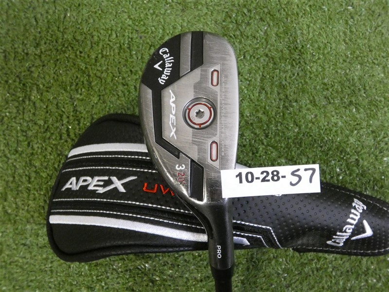 Callaway Apex Pro 21 20* 3 Hybrid MMT 80 Stiff Graphite w Apex UW HC 39.75″