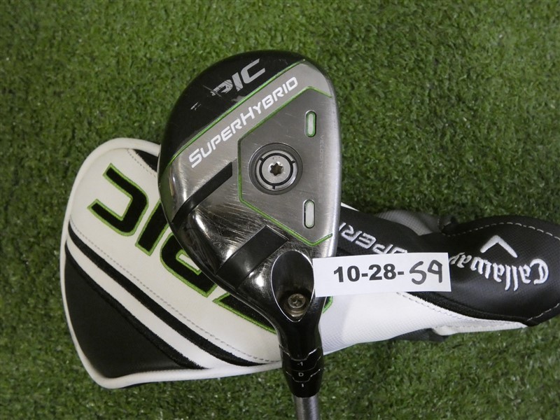 Callaway Epic Super Hybrid 21* 4 Rescue SteelFiber fc 65 F2 Senior w HC Mid 40″