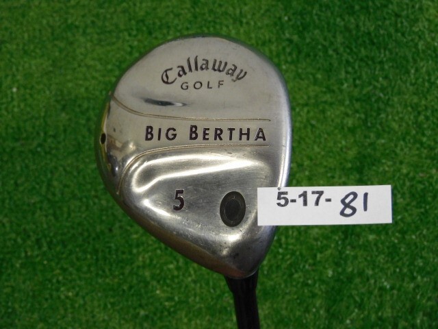 Callaway Big Bertha 19* Womens 5 Wood Gems 55 Ladies Graphite