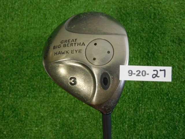 Callaway Great Big Bertha Hawk Eye 15* 3 Wood UL Regular Graphite 43.5″