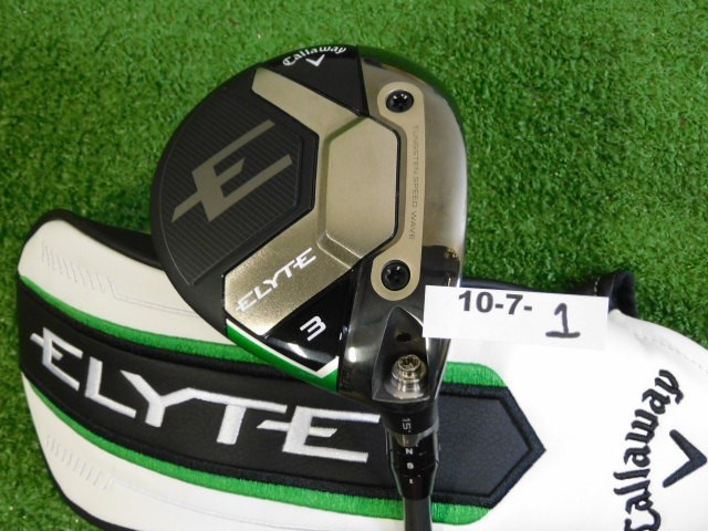 Callaway 2025 Elyte 15* 3 Wood Denali Charcoal 60g 6.0 Stiff Graphite w HC New