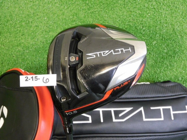 TaylorMade Stealth Plus 10.5* Left Hand Driver White Tie MFS X5 55 Regular w HC