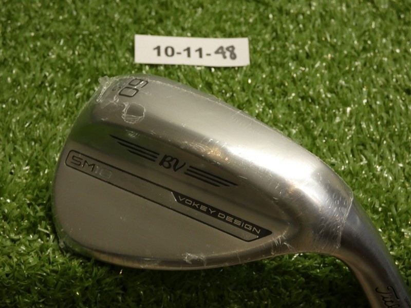 Titleist Vokey SM10 Tour Chrome 60* 10* Lob Wedge S Grind Dynamic Gold Steel New