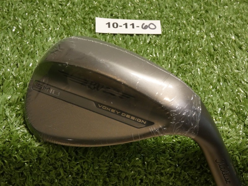 Titleist Vokey SM10 Nickel 60* 12* Lob Wedge D Grind Dynamic Gold Steel New