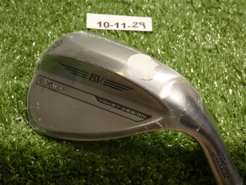 Titleist Vokey SM10 Chrome 58* 12* Lob Wedge D Grind NS Pro 105 Stiff Steel New