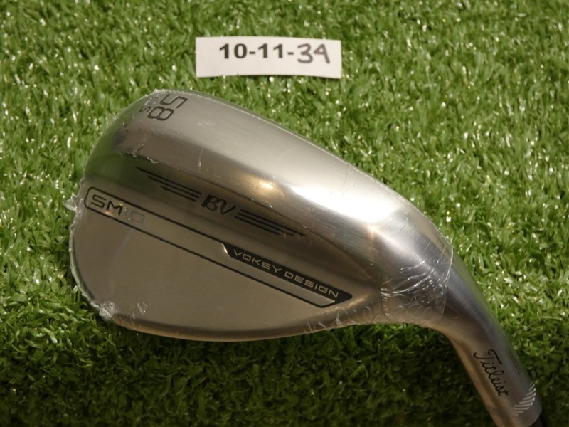 Titleist Vokey SM10 58* 10* Lob Wedge S Grind Project X 6.0 Stiff Steel New