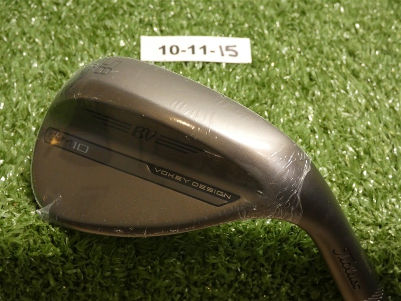 Titleist Vokey SM10 Nickel 58* 10* Lob Wedge S Grind Dynamic Gold Steel New