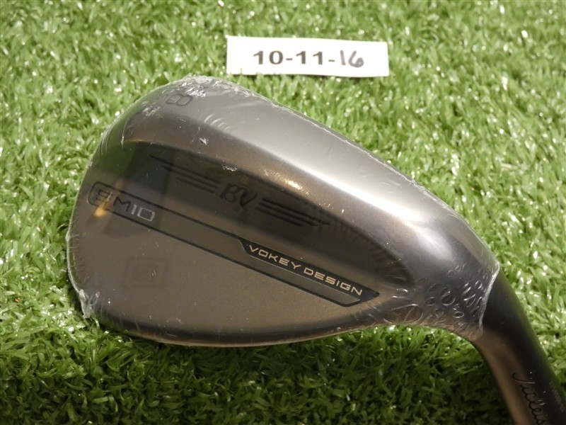 Titleist Vokey SM10 Nickel 58* 10* Lob Wedge S Grind Dynamic Gold Steel New