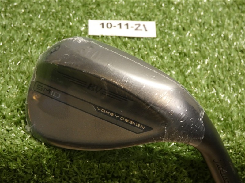 Titleist Vokey SM10 Nickel 58* 12* Lob Wedge D Grind Dynamic Gold Steel New