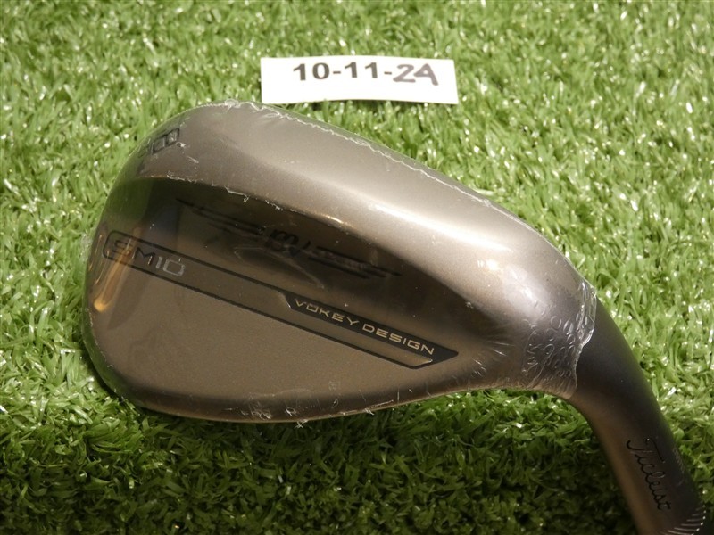 Titleist Vokey SM10 Nickel 58* 12* Lob Wedge D Grind Dynamic Gold Steel New