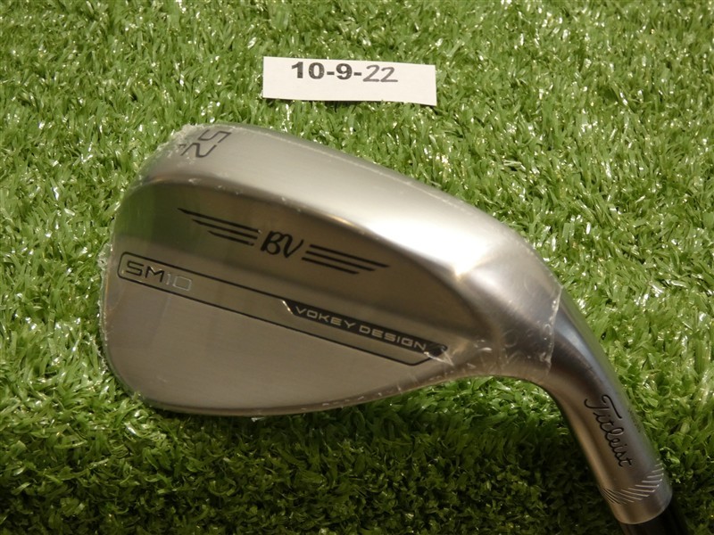 Titleist Vokey SM10 Tour Chrome 52* 12* Gap Wedge F Grind Dynamic Gold Steel New