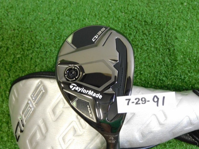 TaylorMade Qi35 Max 23* 4 Hybrid Rescue AirSpeeder 50 A Senior w HC & Jumbo Grip