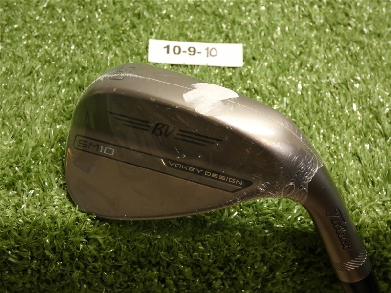 Titleist Vokey SM10 Nickel 50* 12* Gap Wedge F Grind NS 105 Stiff Pro Steel New